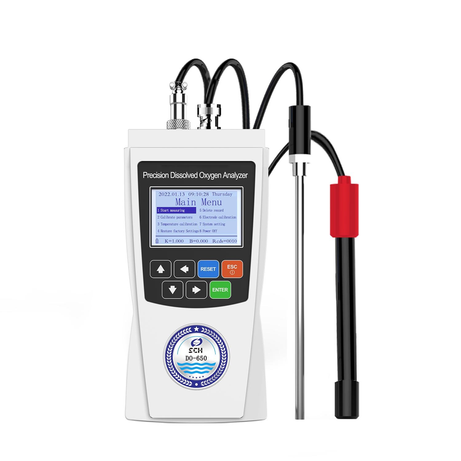DO-650-Portable Precise Dissolved Oxygen Meter (Polarographic Method) 