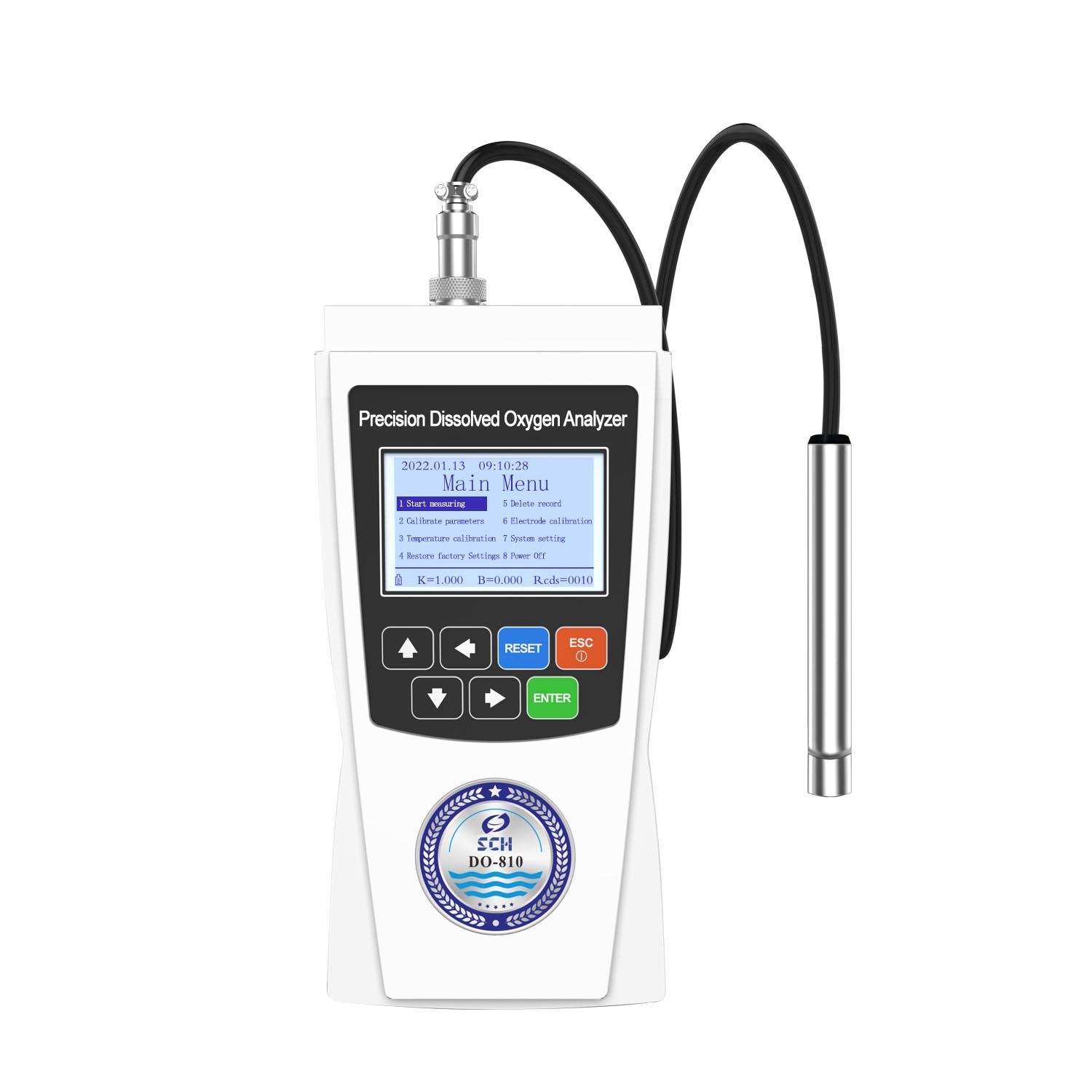 DO-810-Portable Dissolved Oxygen Meter           (Fluorescence Method) 