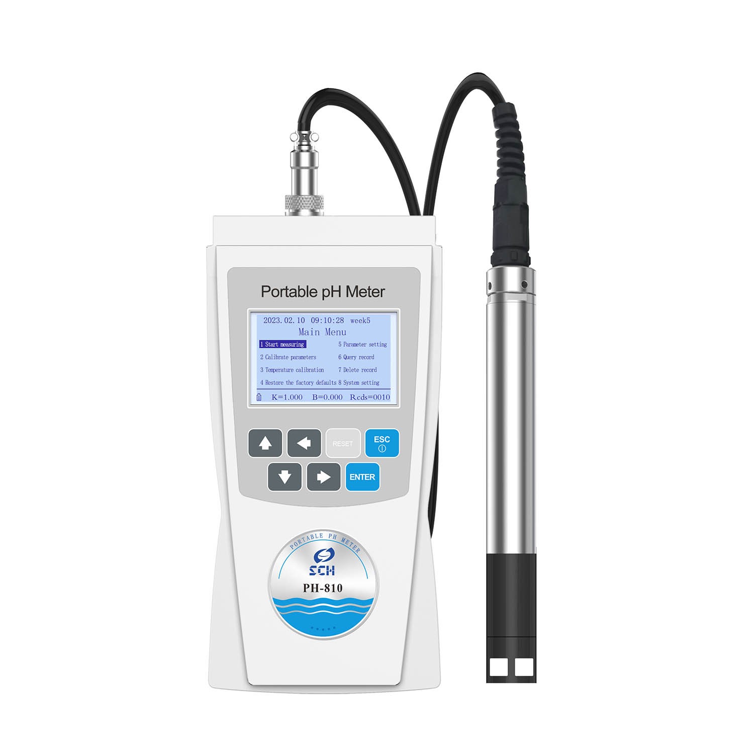 PH-810-Portable Precise pH Analyzer (Professional）